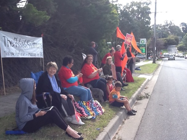 protest knitting